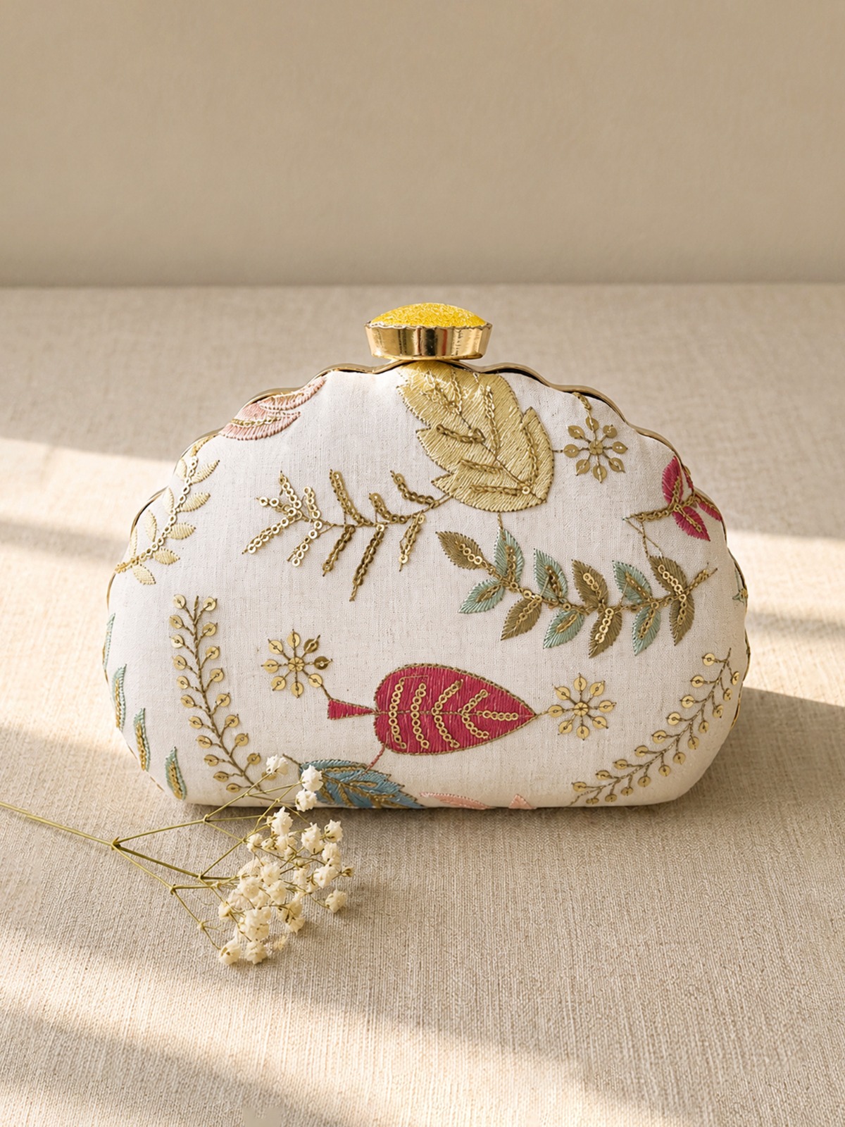 The Ivory Reverie clutch