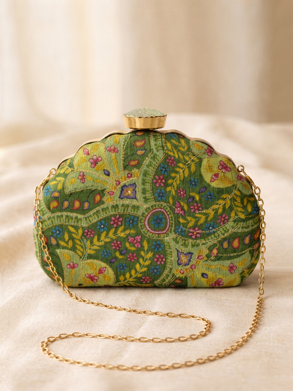 The Emerald Garden clutch
